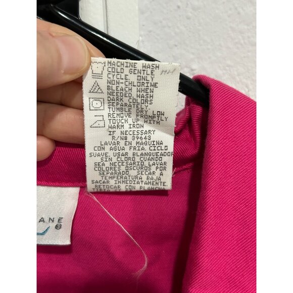 CL Cricket Lane Womens Pink Cotton Jacket Size S - Picture 7 of 8